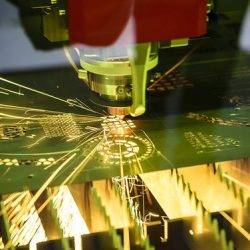 laser cutting metal